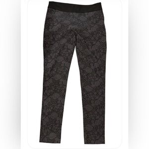 Must have Black Floral Lace jacquard pants